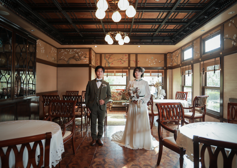 和装とお持ち込みの洋装で クラシカルなイメージで