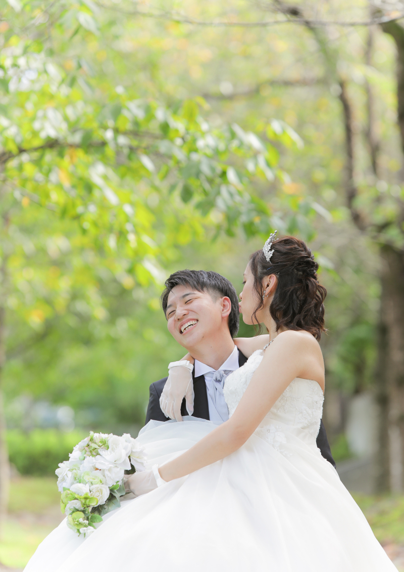 お2人らしいオフショットも撮れちゃいました♪