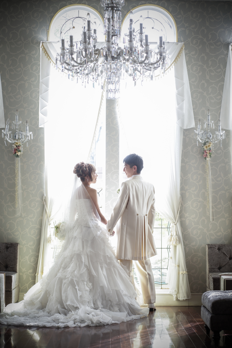 チャペルのロビーで