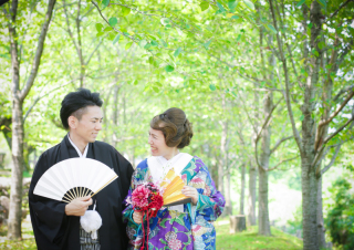 白無垢　色打掛の2着プランです