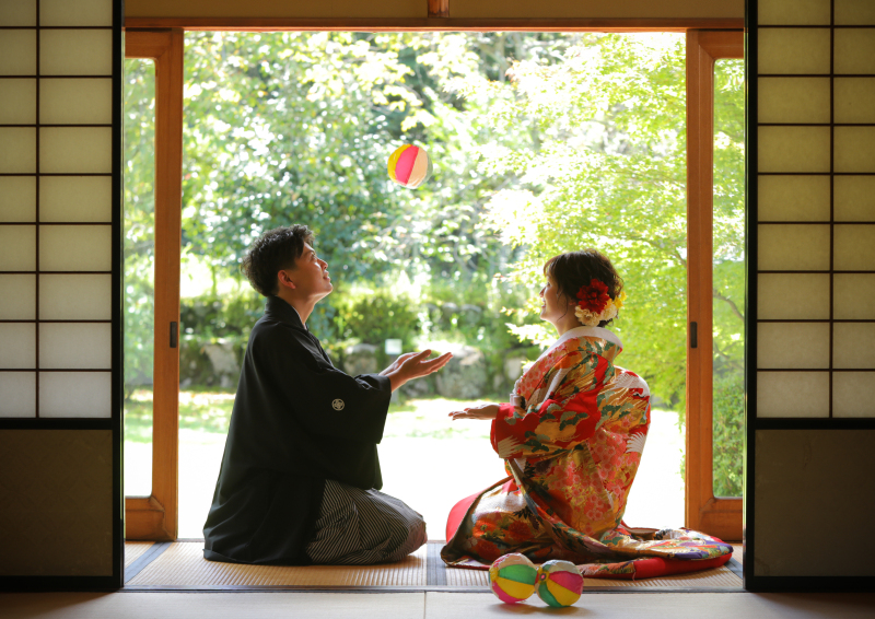 紙風船を使って