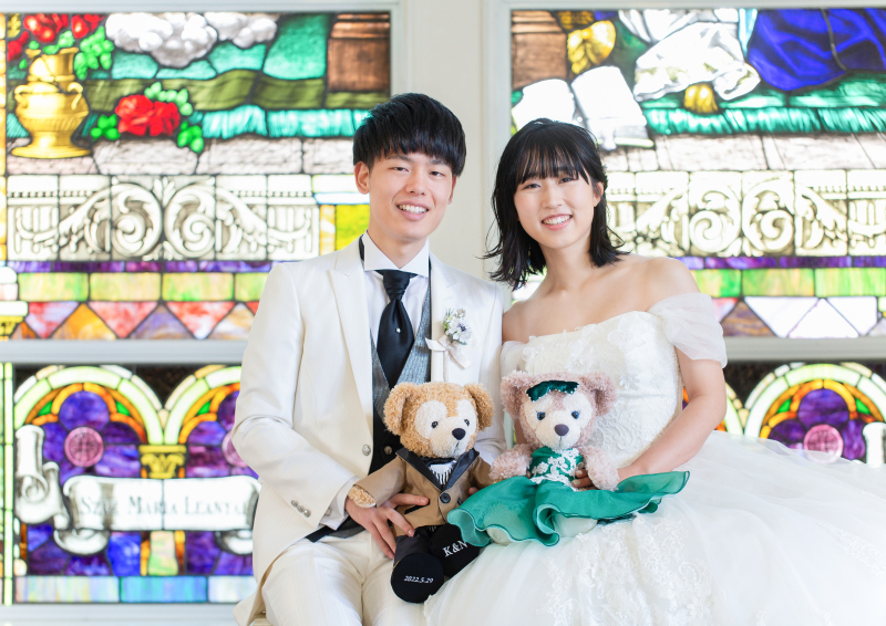 和装・洋装2着 お持ち込みのぬいぐるみと一緒に♪