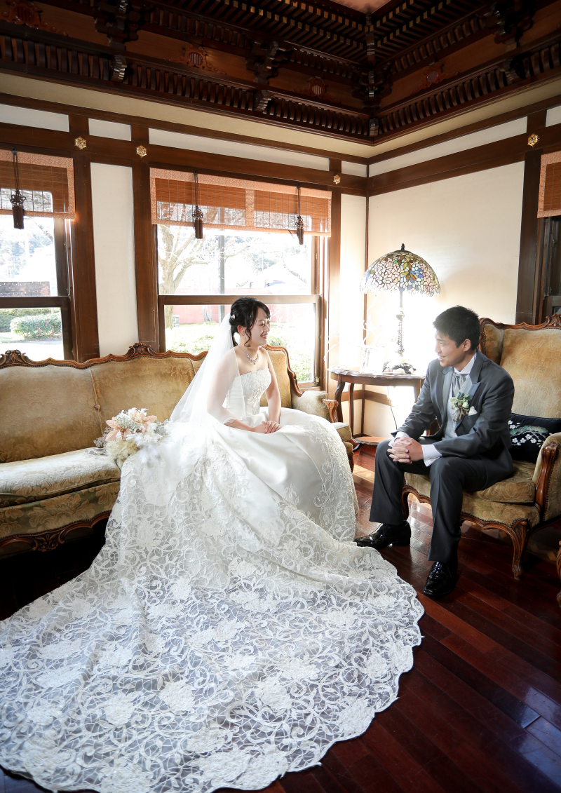 ドレスにお着替えをして