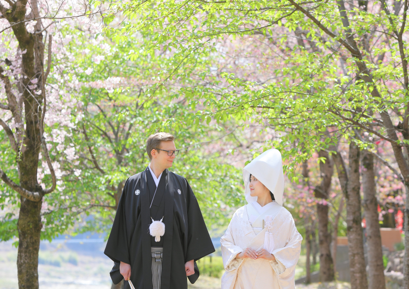 和装2着 桜や花桃等季節のお花と♪