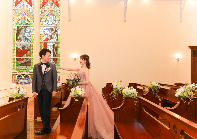 ドレスにお着替えをして