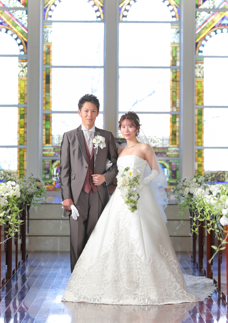 チャペルの1枚から撮影スタート