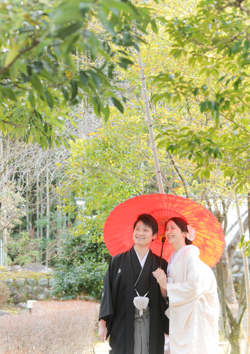 和傘は当館でお貸出しがあります