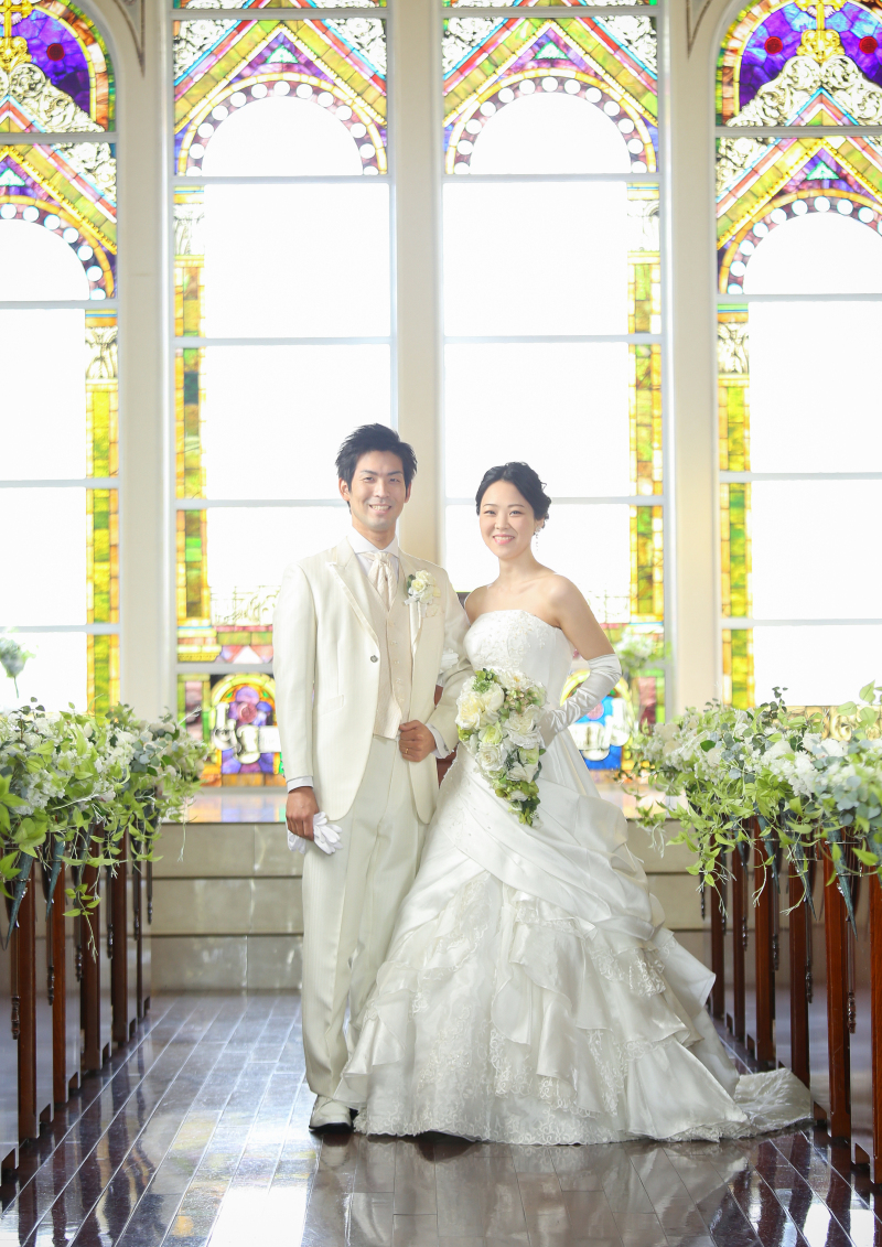 洋装は敷地内のチャペルを使って