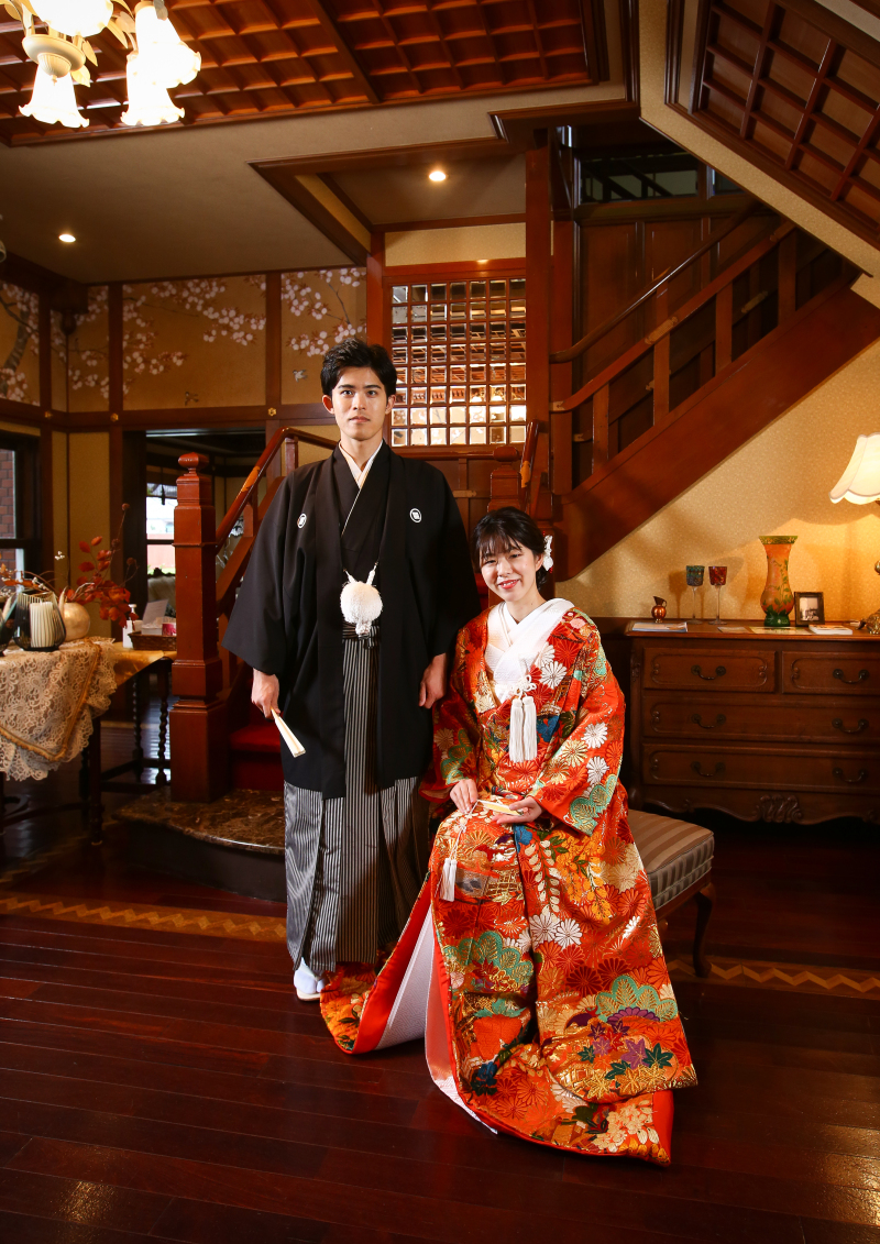 後藤別荘でクラシカルなイメージでの撮影