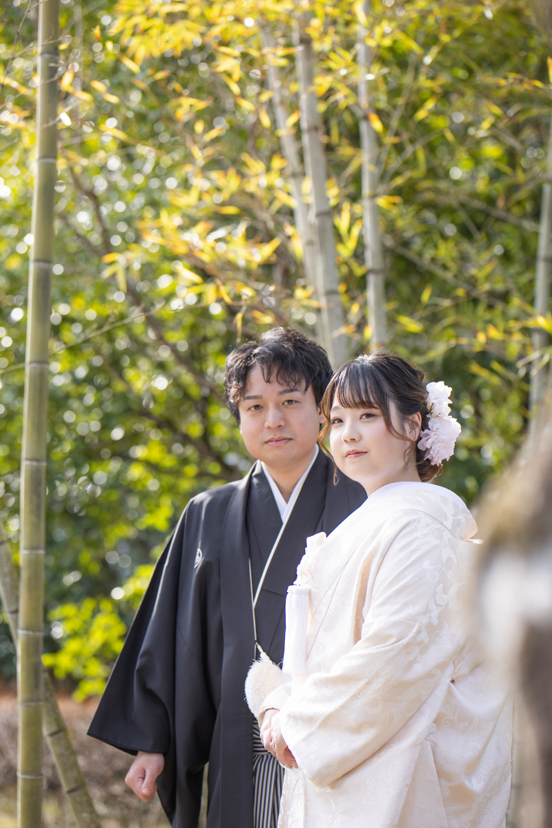 凛としたお嫁様の横顔