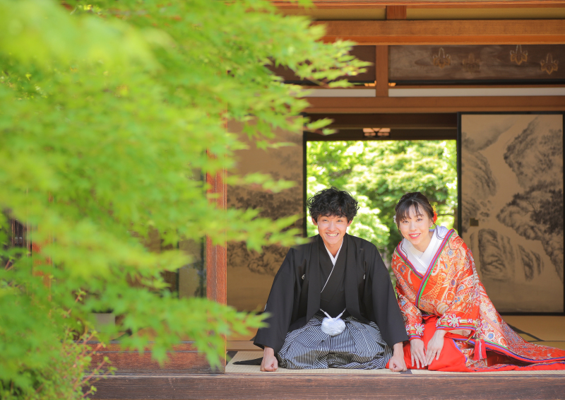 川上別荘内に入っての撮影もOK!