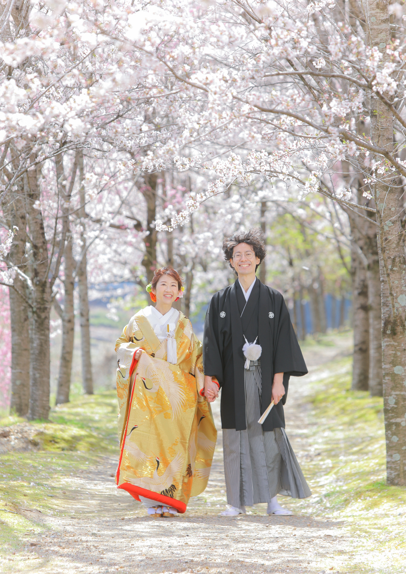 強風でも素敵な笑顔で!