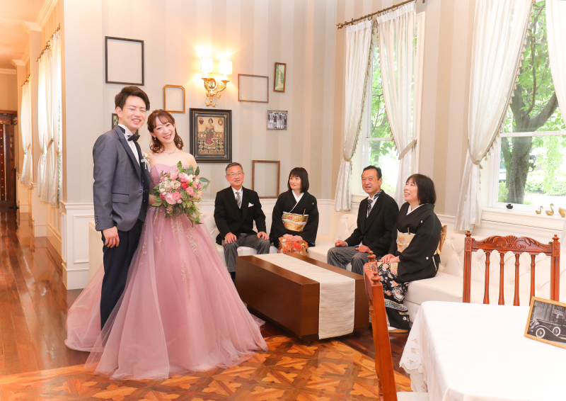 バンケットのロビーでも