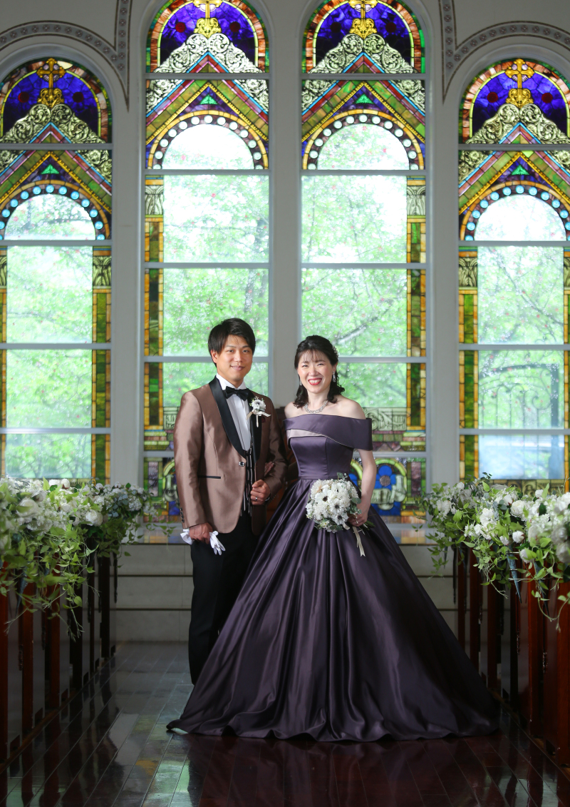 ドレスとタキシードにチェンジ！