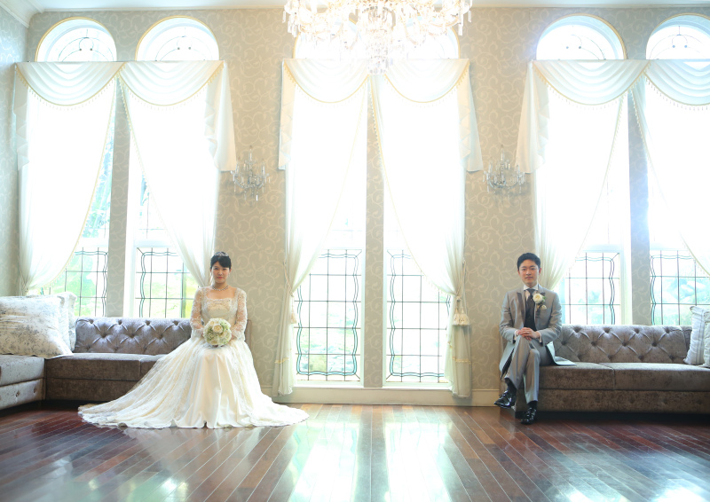 チャペルのロビーでも