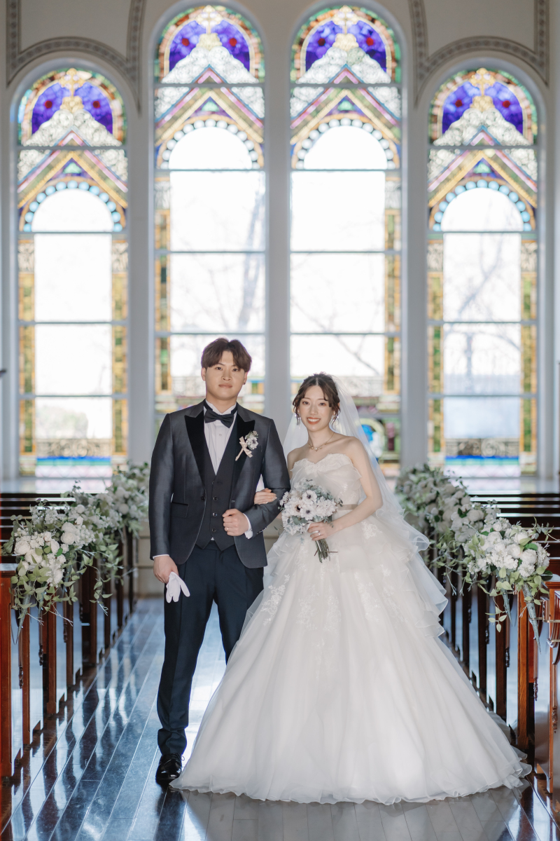 チャペルでウェディング撮影！