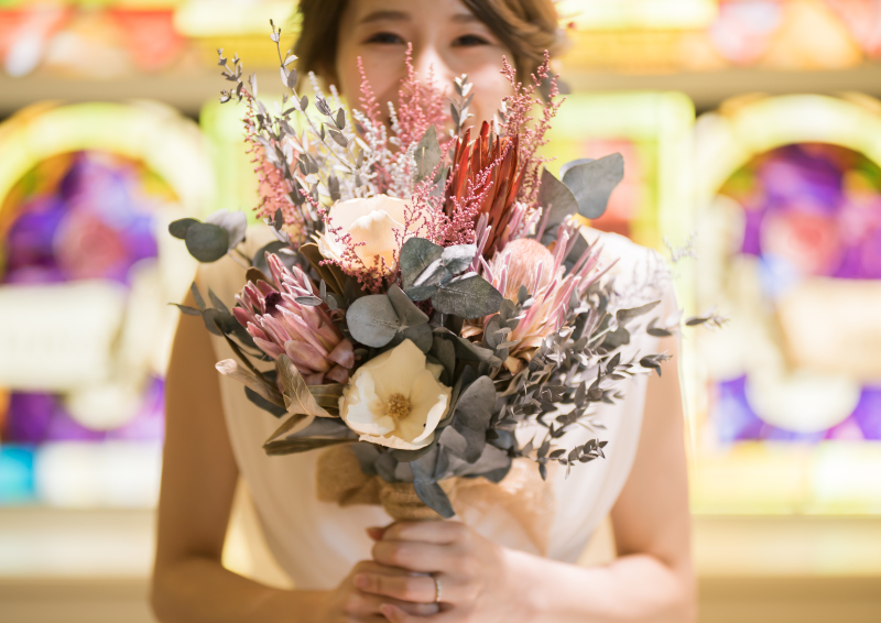 新婦様のソロショット!