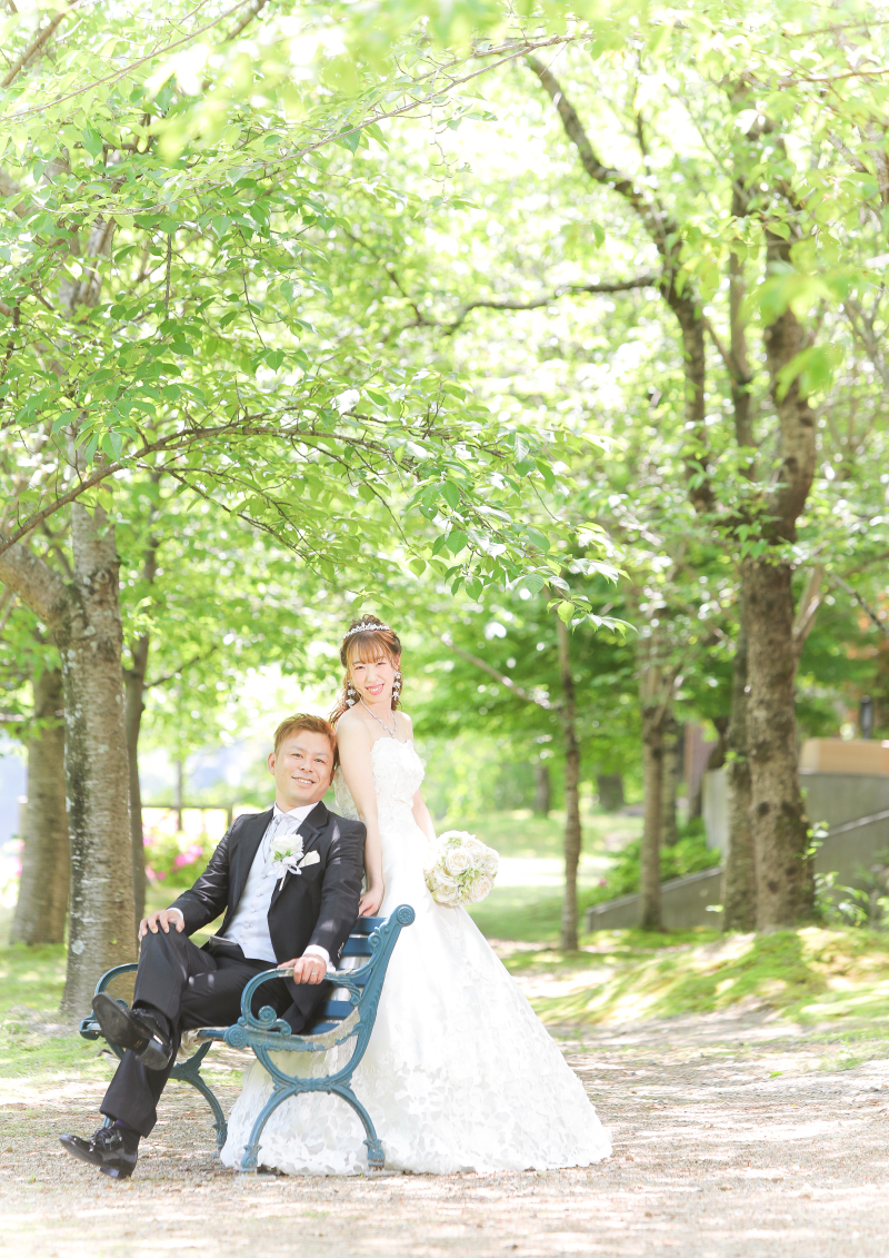 お外での撮影も♪