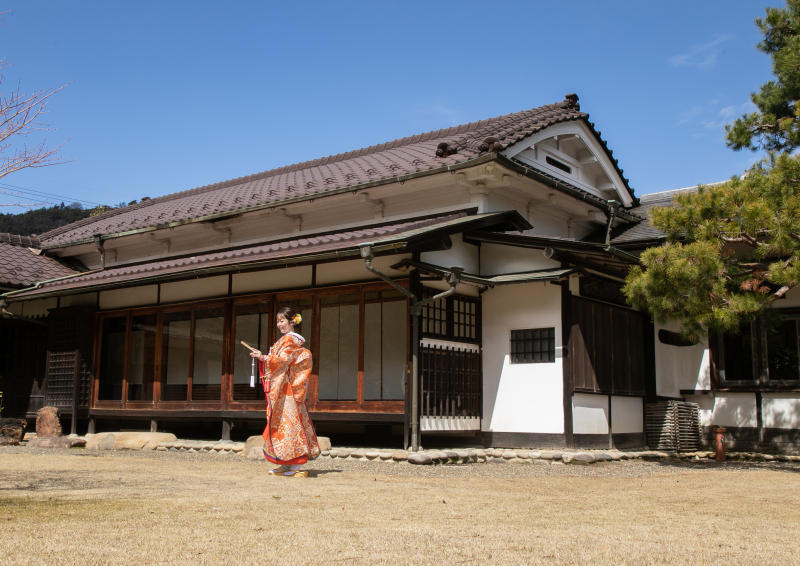 川上別荘で特別な撮影