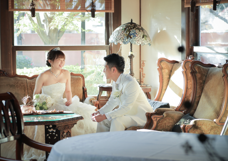 後藤別荘でゆったりお話風のお写真を