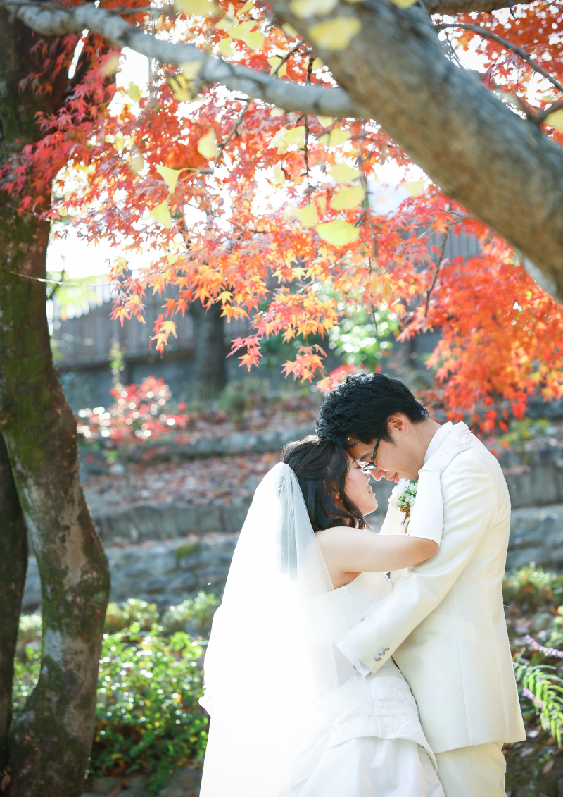 紅葉を活かして