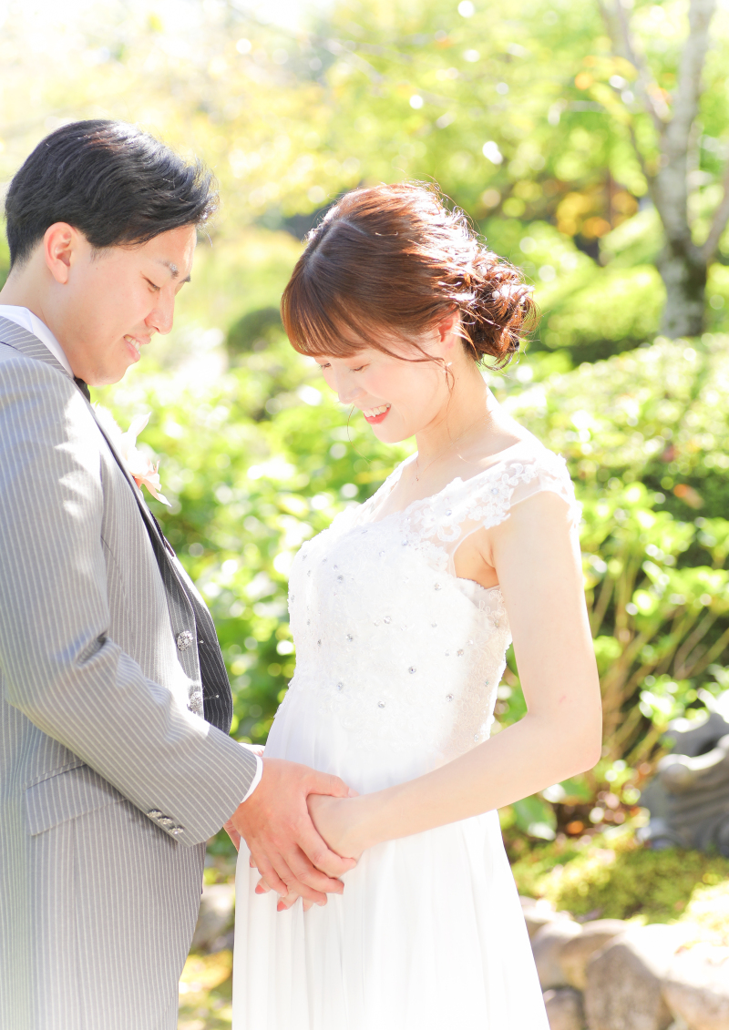 マタニティー風のショットも♪