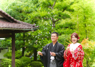 いろんなアイテムの使い方あります！夏でも和装撮影人気です！