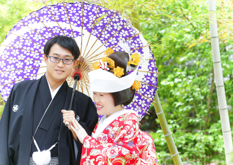 和傘のアイテムを使って