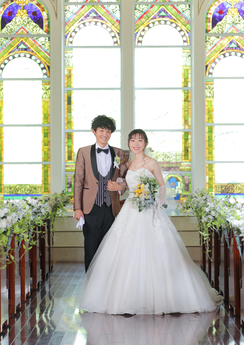 サクラヒルズ純白の大聖堂でフォーマルな1枚