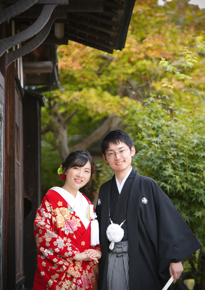 少しずつ背景の木々も色付き始めてます