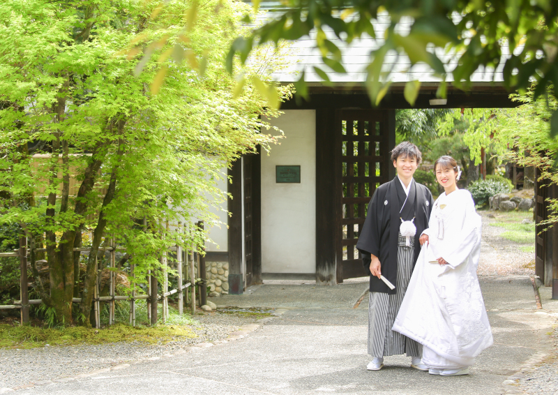 和装にお着替えをして