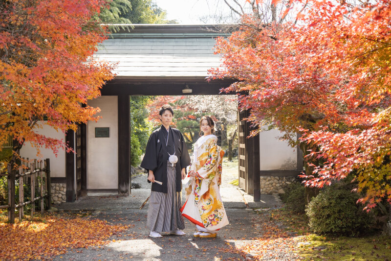 秋の訪れを二人で