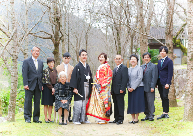親族みんなでもお撮りしますよ!