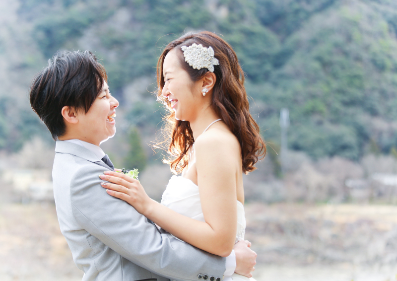 お２人で向き合ったお写真も♪