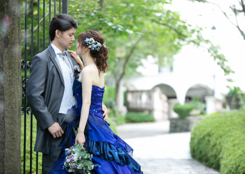 ゲート前で大人っぽく