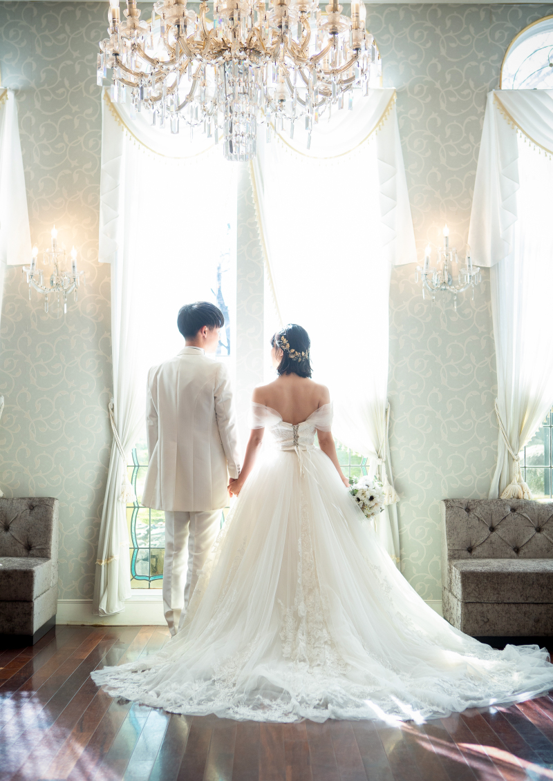 チャペルのロビーで