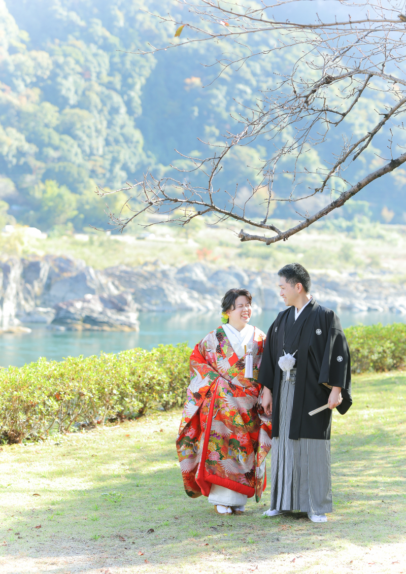 お天気が良ければ川を入れたお写真も♪