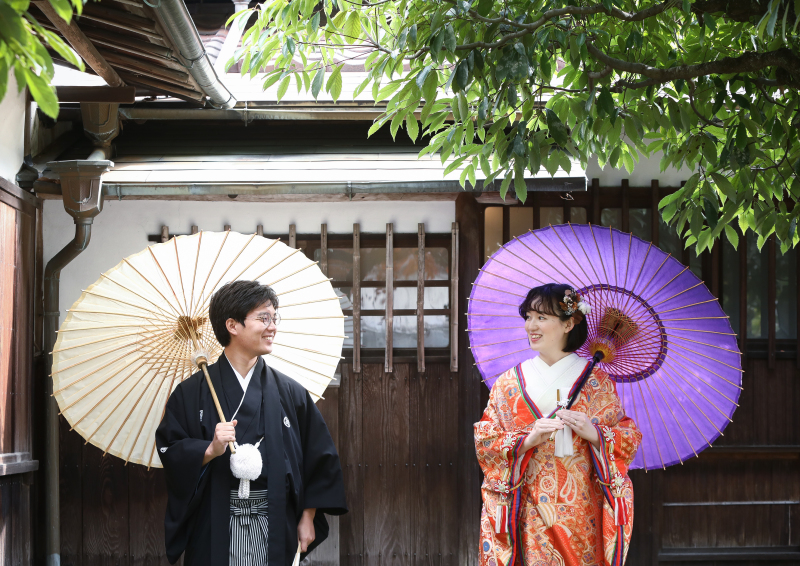 川上別荘のお庭も使って