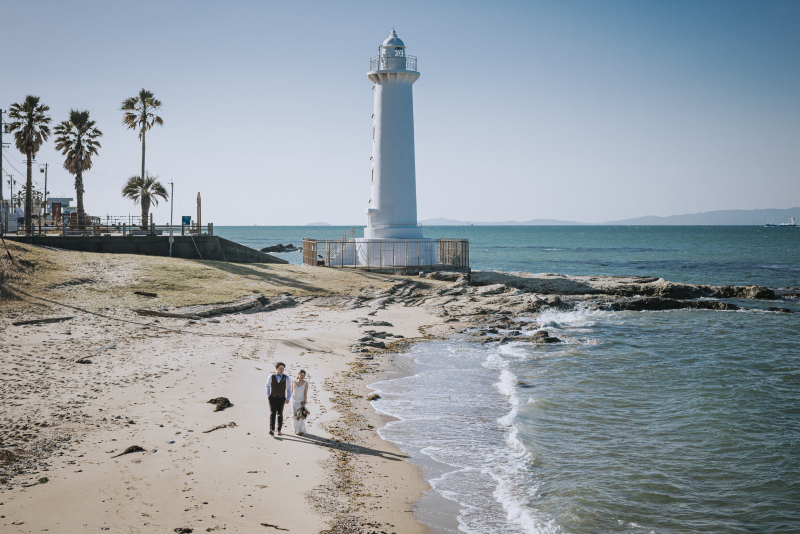 サクラヒルズ創寫舘_海で撮影できる