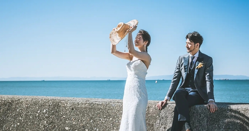 サクラヒルズ創寫舘_海で撮影できる