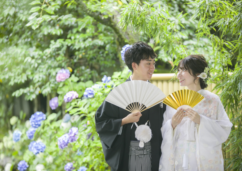 サクラヒルズ創寫舘_ガーデンで撮影できる