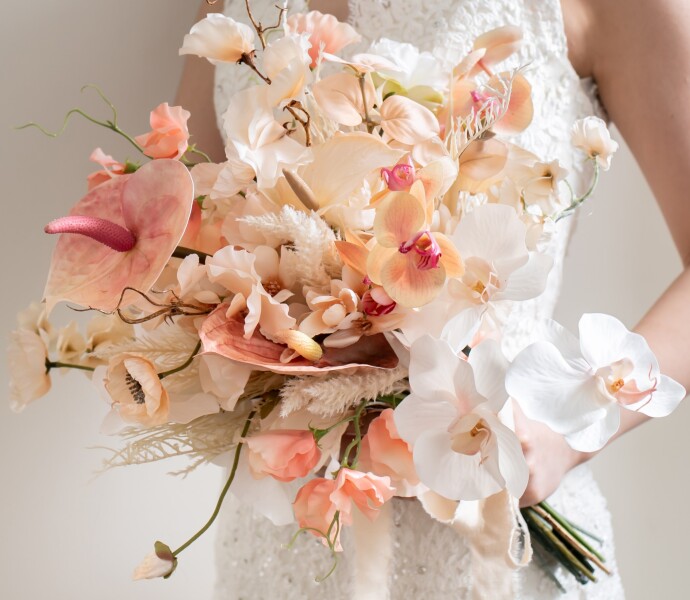 ブーケやアクセサリーなども多数ご用意あり♪