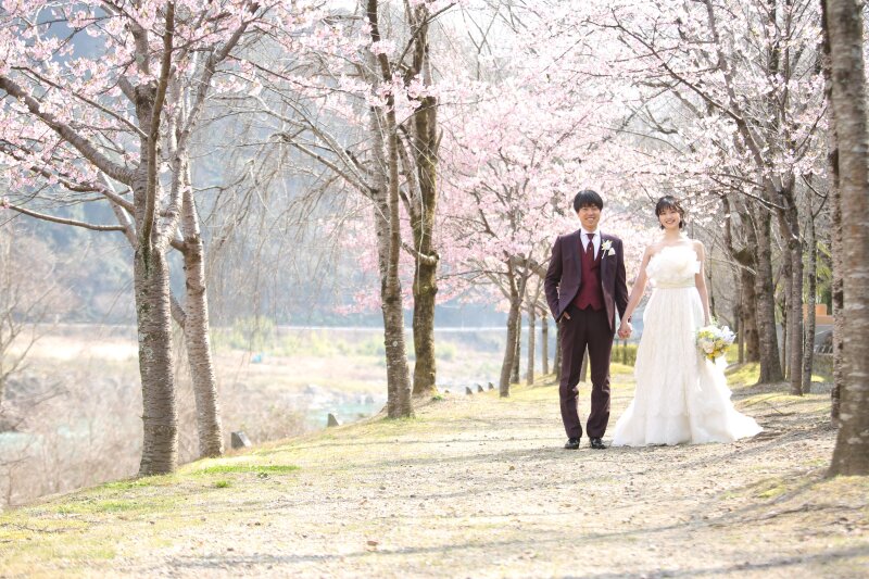 サクラヒルズ創寫舘_ガーデンで撮影できる