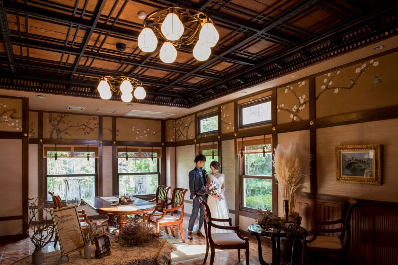 クラシカルな後藤別荘にて