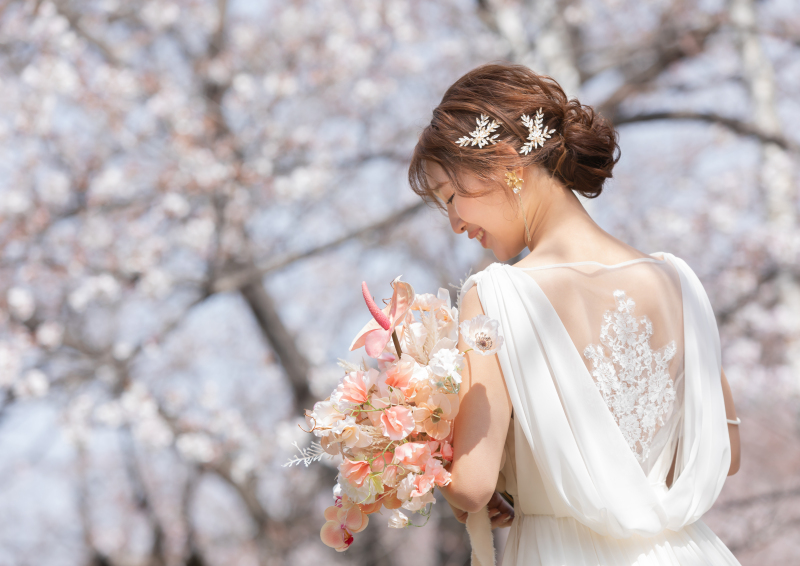 サクラヒルズ創寫舘_ガーデンで撮影できる