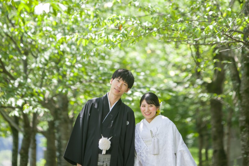 サクラヒルズ創寫舘_ガーデンで撮影できる