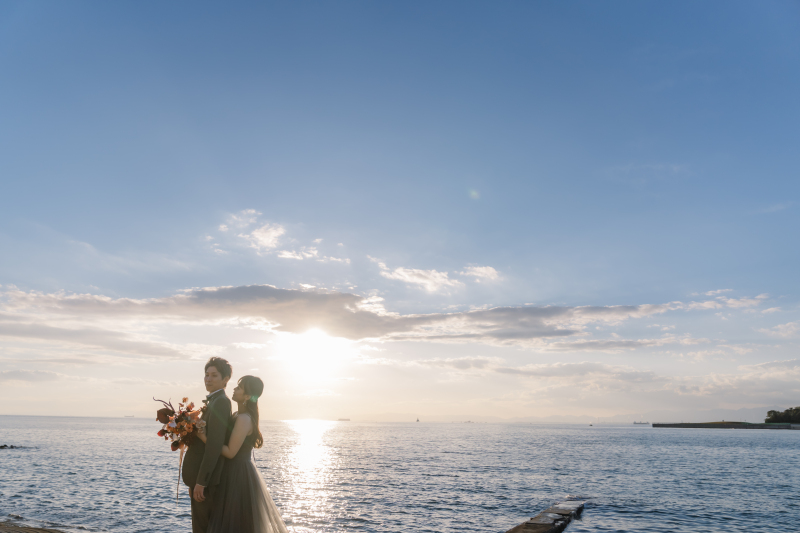 サクラヒルズ創寫舘_海で撮影できる