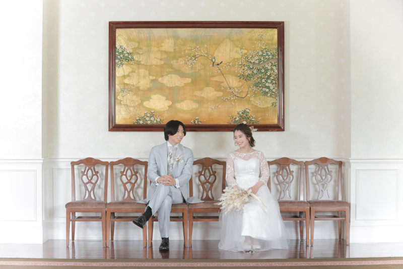 撮影の合間の一時を♪