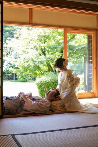 サクラヒルズ創寫舘_【緑】衣装が映える美しい季節