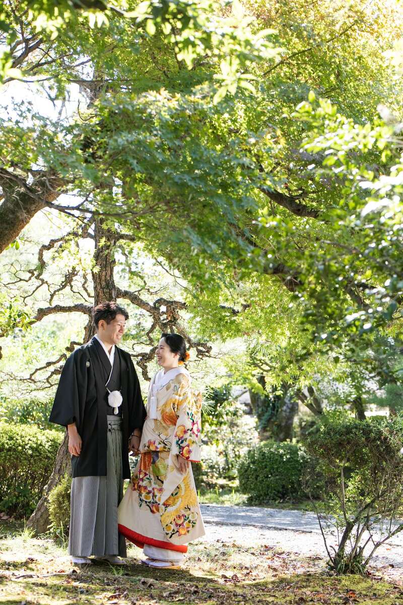 ベストシーズン♪新緑のウェディングフォト！【スタジオ＆ロケーション】和装１着全データ付プラン